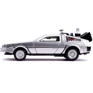 BACK TO THE FUTURE TIME MACHINE II  DIE-CAST-Jadatoys,1:32, Silver.